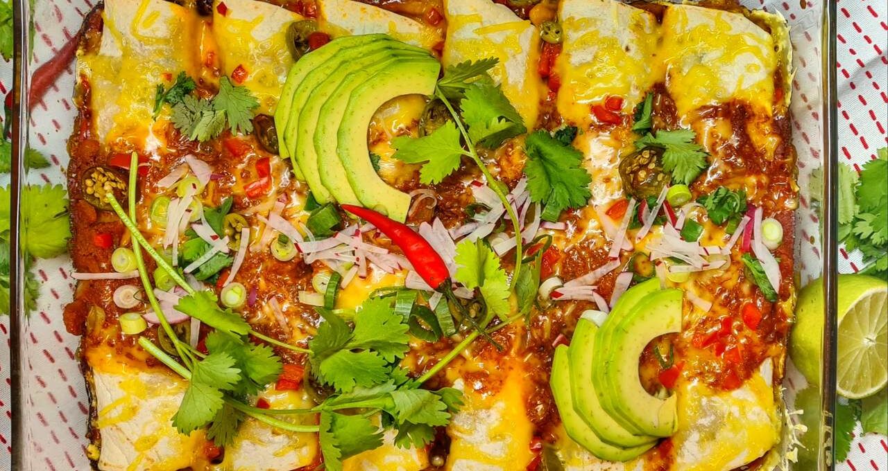 Veganské Enchiladas