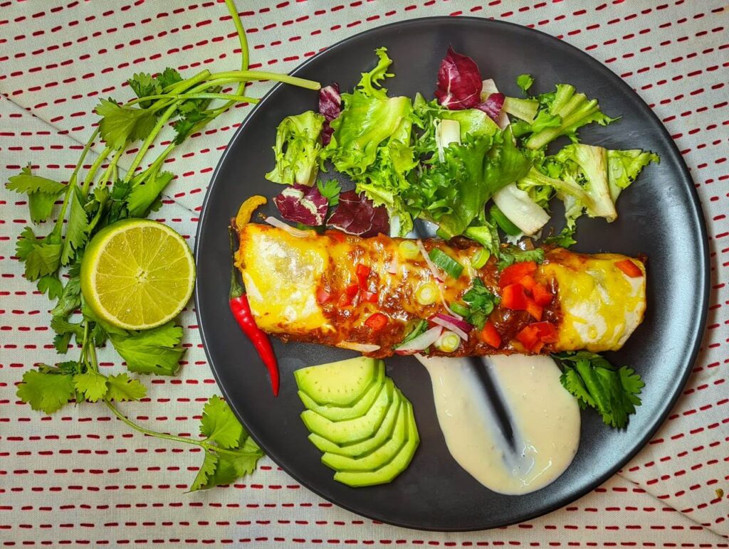 enchiladas talíř