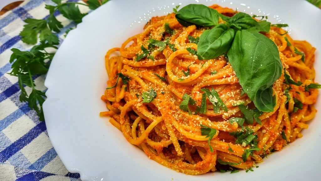 roasted pepper pasta