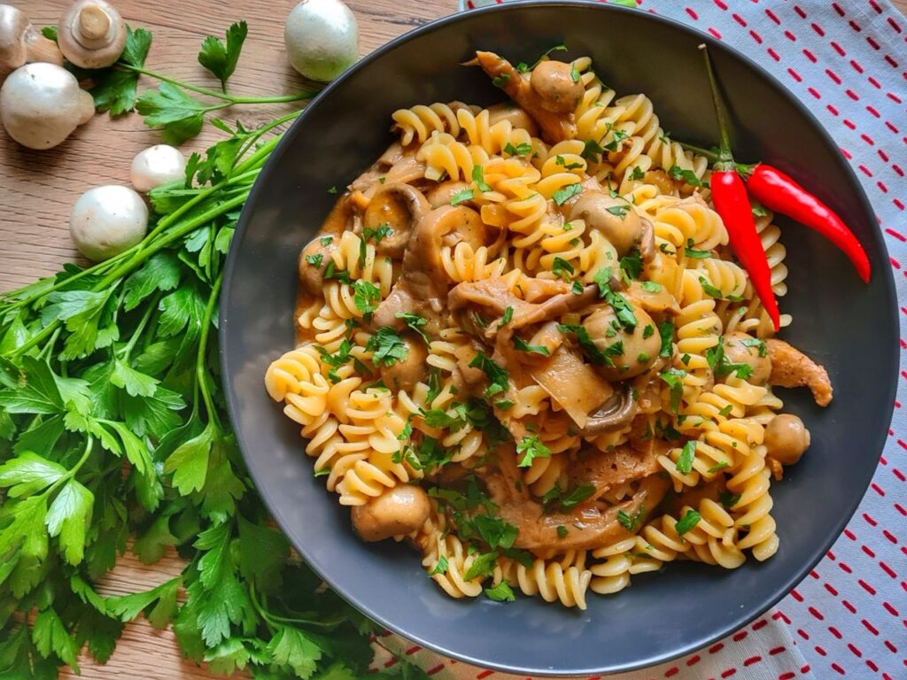 stroganoff with pasta