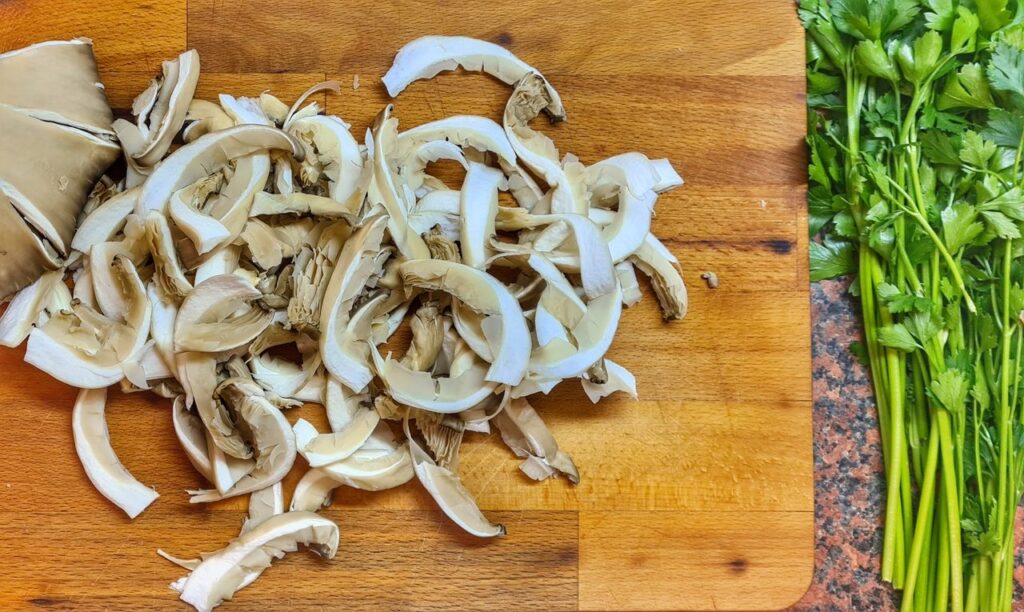 oyster mushrooms preparation