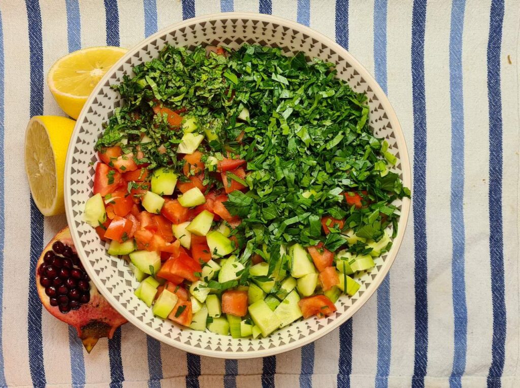 tabbouleh priprava