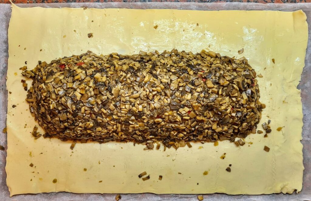 hmota obalená žampiony