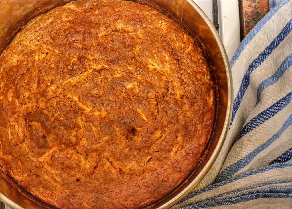 baked carrot cake