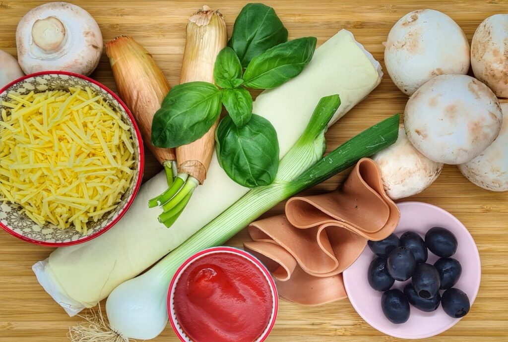 pizza sneci suroviny