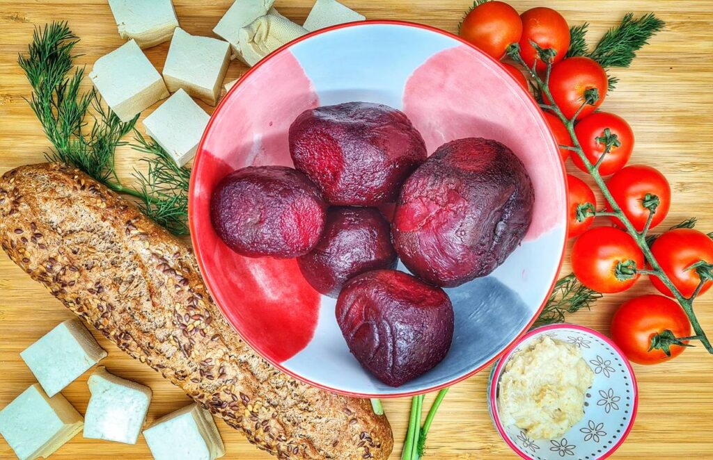 Vegan beetroot spread - ingredients